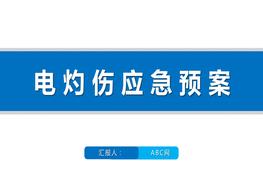 電灼傷應急預案pptx