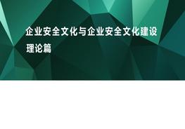 企業(yè)安全文化與企業(yè)安全文化建設(shè)理論pptx