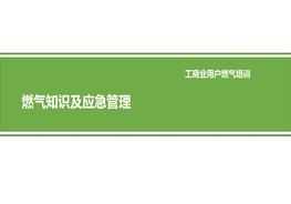 燃氣知識及應急管理pptx