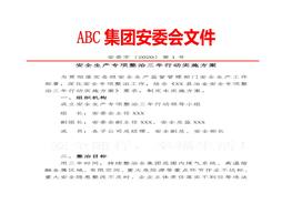 企業(yè)版《安全生產(chǎn)專項(xiàng)整治三年行動(dòng)實(shí)施方案》docx