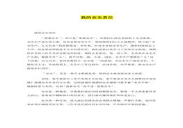 我的安全責(zé)任docx