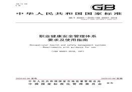 GBT 45001-2020 職業(yè)健康安全管理體系 要求及使用指南（47頁）docx