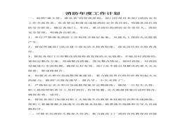 消防年度工作計(jì)劃doc