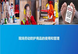 現(xiàn)場勞動(dòng)防護(hù)用品的使用和管理pptx