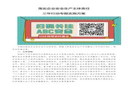 落實(shí)企業(yè)安全生產(chǎn)主體責(zé)任三年行動(dòng)專題實(shí)施方案(1)doc