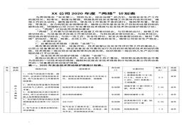 ”計(jì)劃清單(1)doc