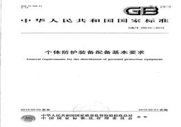 -2013 個(gè)體防護(hù)裝備配備基本要求pdf