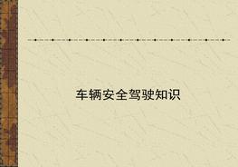 車輛安全培訓(xùn)pptppt