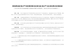 陜西省生產經(jīng)營單位安全生產主體責任規(guī)定 (2)doc