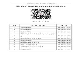 2020年新版ISO45001職業(yè)健康安全管理體系全套程序文件doc