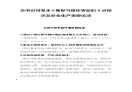 總書記對(duì)湖北十堰燃?xì)獗ㄊ鹿手匾撌鰀ocx