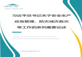 習(xí)近平總書記關(guān)于安全生產(chǎn)、應(yīng)急管理、防災(zāi)減災(zāi)系列重要論述（28頁）docx