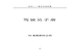 XX企業(yè)冬季安全行車手冊（37頁）(1)doc