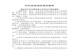 全生產(chǎn)責(zé)任清單(1)doc