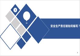 安全生產(chǎn)責(zé)任制如何編寫？pptx