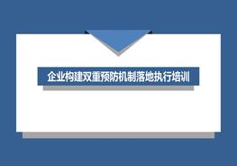 企業(yè)構(gòu)建雙重預防機制落地執(zhí)行培訓pptx