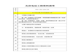 光伏電站工程資料清單(1)doc