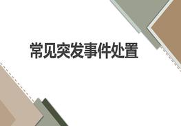 常見突發(fā)事件處置pptx