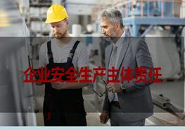 企業(yè)安全生產(chǎn)主體責任制培訓ppt