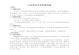 山體滑坡應急預案（18頁）docx