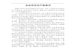 建筑施工安全生產(chǎn)承諾書(shū)(1)doc