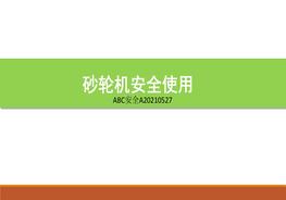 砂輪機(jī)安全使用pptx