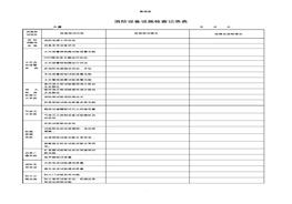 消防設(shè)備設(shè)施檢查記錄表(表單)pdf