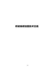 橋梁加固維修技術(shù)交底doc