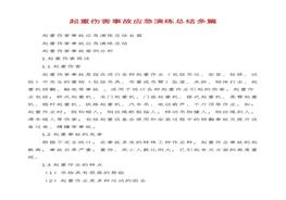 起重傷害事故應(yīng)急演練總結(jié)多篇docx