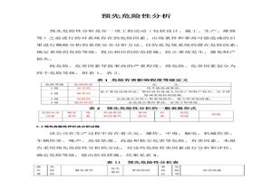 預(yù)先危險性分析含表格（8頁）docx