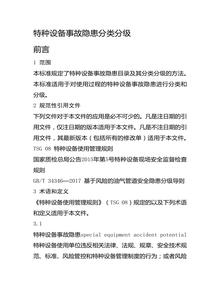 特種設備事故隱患分類分級docx