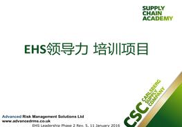 知名企業(yè)高級(jí)經(jīng)理EHS領(lǐng)導(dǎo)力培訓(xùn)pptx