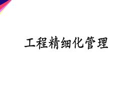 工程安全精細(xì)化管理培訓(xùn)pptx