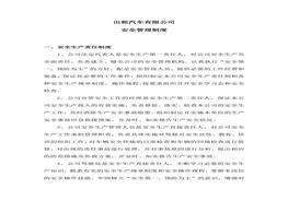 出租汽車有限公司安全管理制度doc