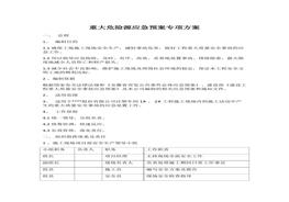重大危險源應(yīng)急預(yù)案專項方案docx