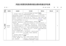 雙重預防體系建設達標評估表doc