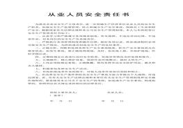 從業(yè)人員責任書 （班組長與成員簽）(3)doc