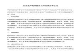 安全生產(chǎn)專項(xiàng)整治三年行動(dòng)工作小結(jié)docx