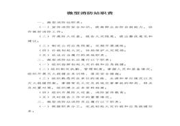 微型消防站日常管理制度牌doc