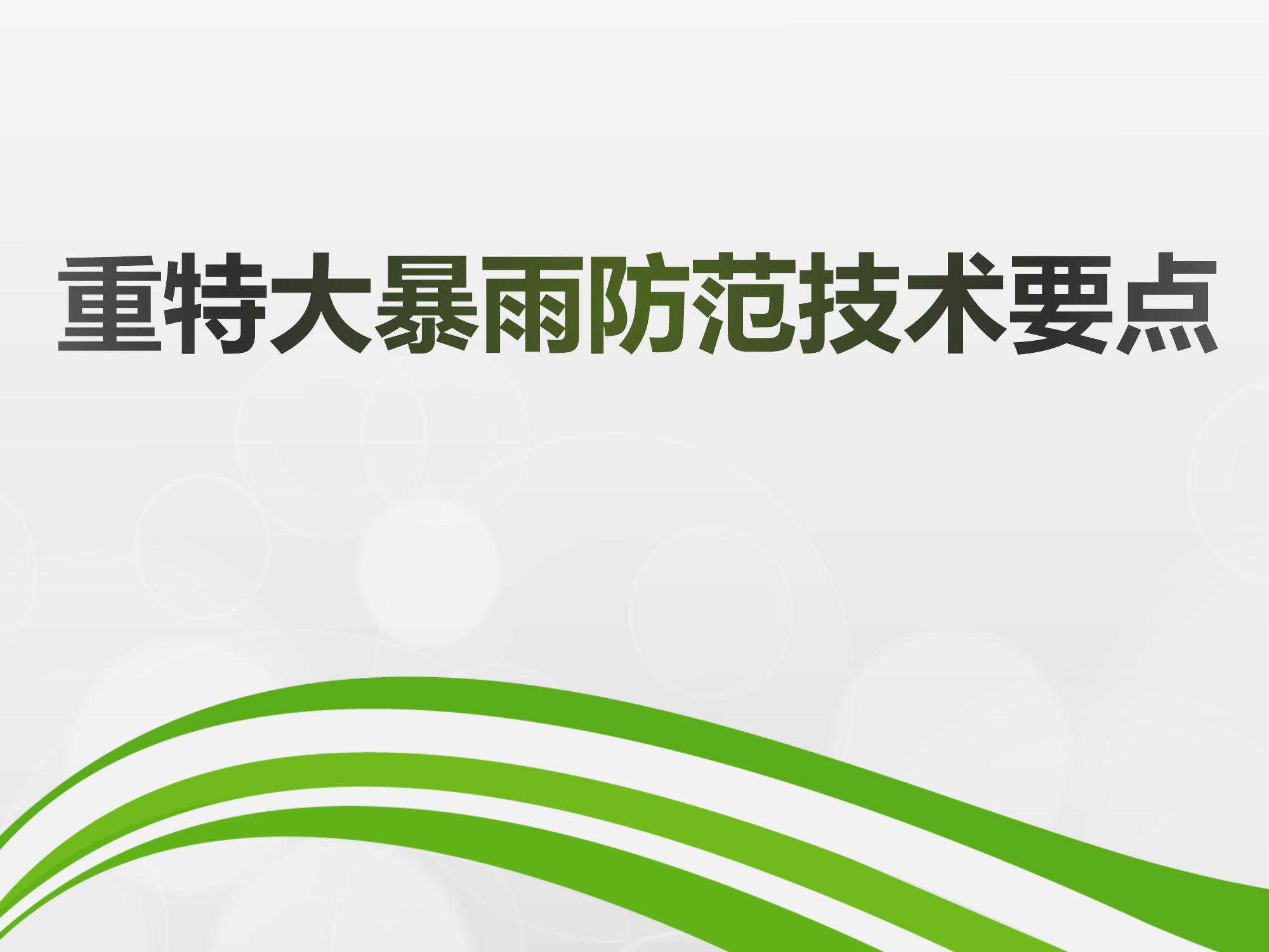 重特大暴雨防范技術(shù)要點（67頁）pptx