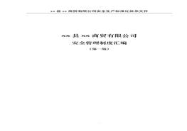 商場(chǎng)超市購(gòu)物中心安全生產(chǎn)標(biāo)準(zhǔn)化安全管理制度匯編制度doc