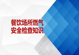 餐飲場(chǎng)所燃?xì)獍踩珯z查知識(shí)ppt