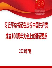 習(xí)近平在慶祝中國共產(chǎn)黨成立100周年大會(huì)上的講話要點(diǎn)pptx