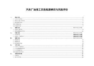 油漆工藝危險(xiǎn)源辨識(shí)與風(fēng)險(xiǎn)評(píng)價(jià)信息表doc