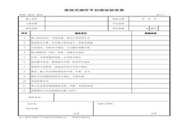 落地式操作平臺(tái)搭設(shè)驗(yàn)收表xls