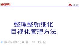 整理整頓細(xì)化及目視化管理ppt