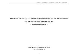 山東省雙重預(yù)防體系信息平臺企業(yè)操作流程(隱患排查治理篇)doc