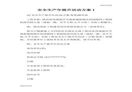 安全生產(chǎn)年提升活動(dòng)方案docdoc