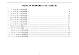 典型事故傷害應(yīng)急處置卡doc