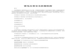 雷電災害安全防御制度docx